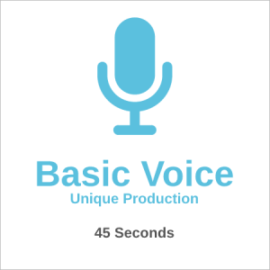 Unique Basic Voice Production 45 seconds