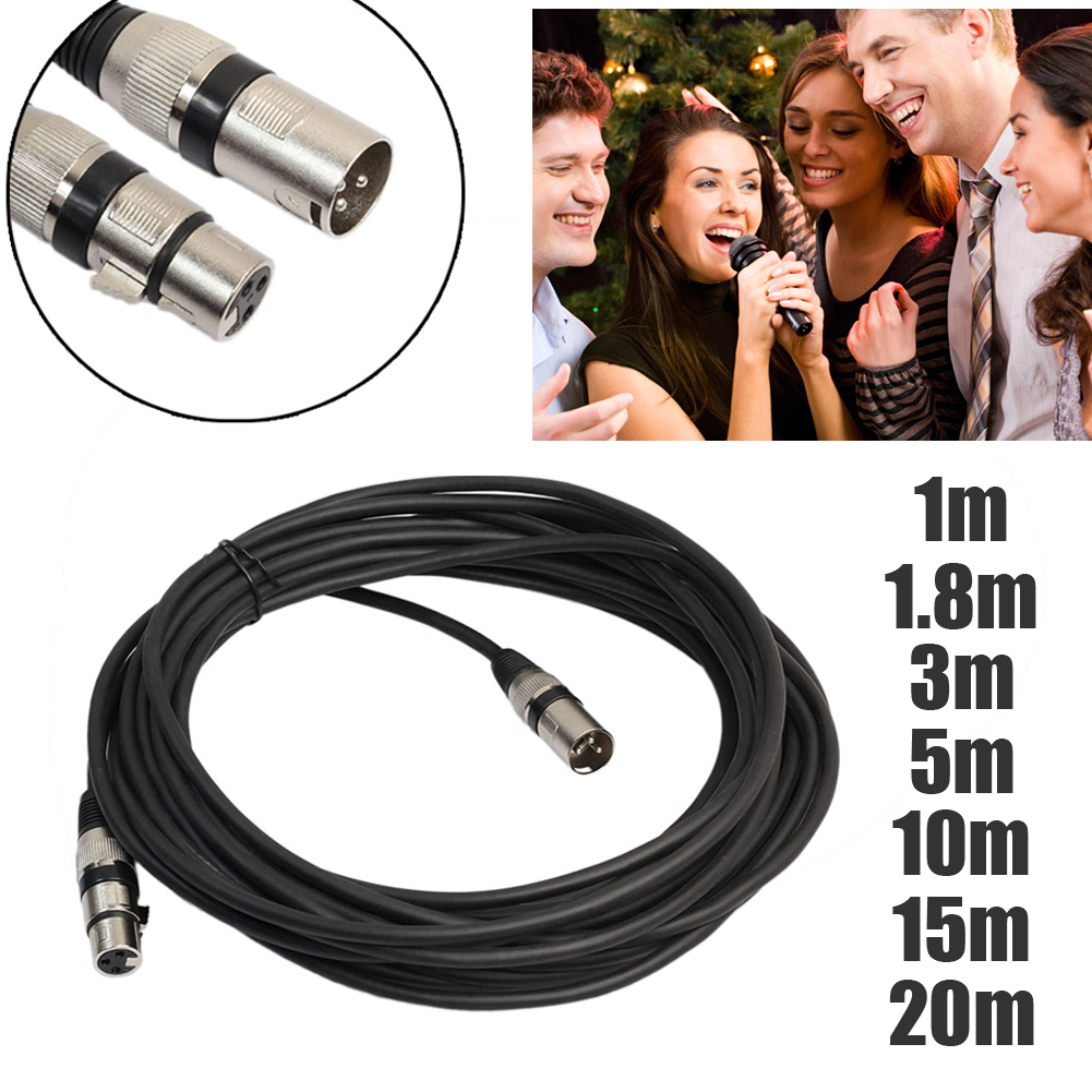 Low Noise Professional Microphone Cable XLR 1m 3m 5m