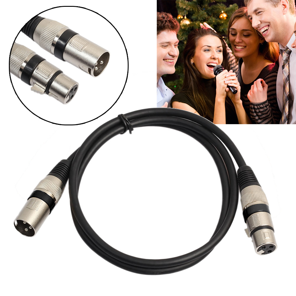 Onsale 1pc 3Pin XLR Jack Male to 1/4 6.35mm Female Plug Stereo Microphone  Adapter Cable Cord Mayitr - DJ Drops and Jingles