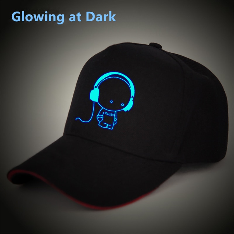 glow in the dark baseball cap